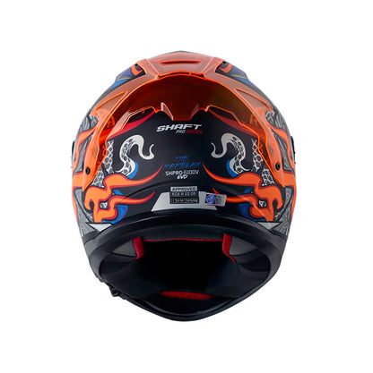 CASCO SHAFT SH-610EVO THE REPTULEX MATE NEGRO AZUL