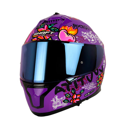CASCO SHAFT SH-610DV PRO CANDELA MORADO VISOR IRIDIUM