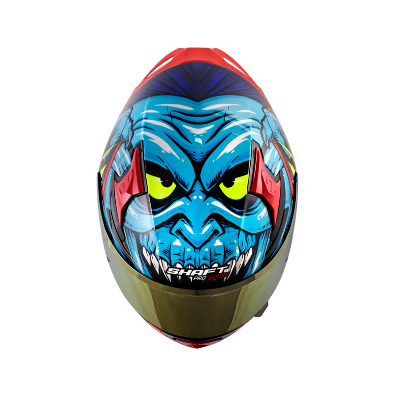 CASCO SHAFT SH-612DV PRO DRACULA NEGRO ROJO IRIDIUM