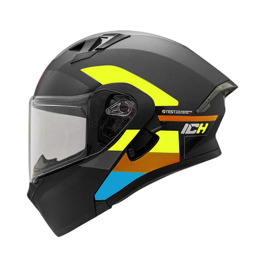 CASCO ICH ICH-3120DV TREPID MATE NEGRO AMARILLO NEON