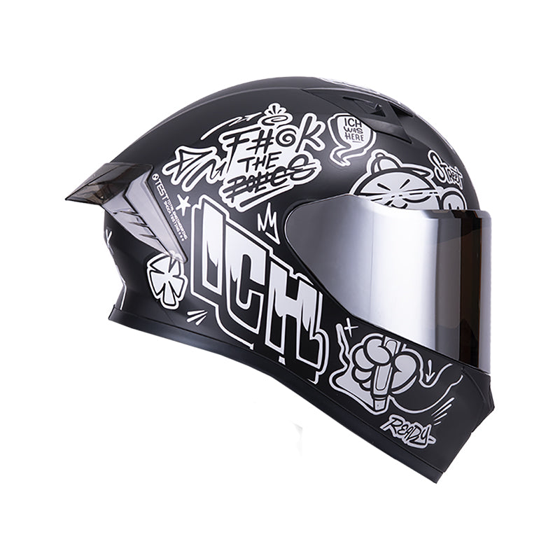 CASCO ICH-503 SKILL NEGRO NEGRO VISOR HUMO