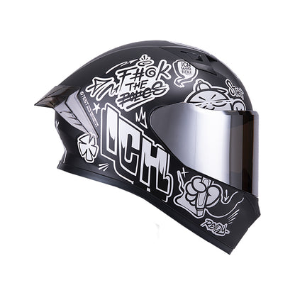 CASCO ICH-503 SKILL NEGRO NEGRO VISOR HUMO