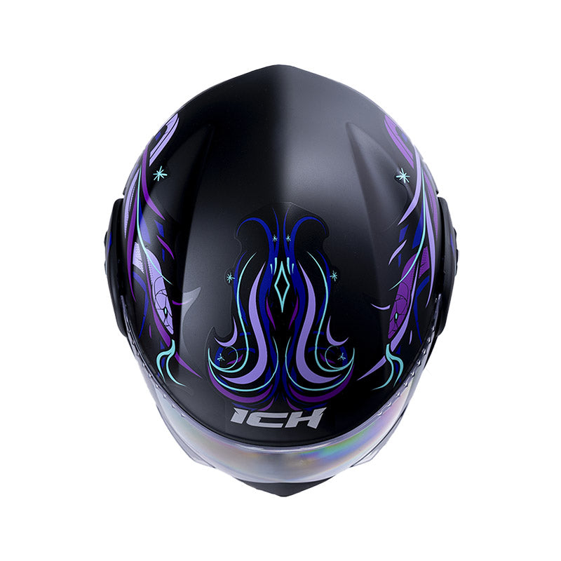 CASCO ICH ICH-3110S CALMNEZZ NEGRO TURQUESA