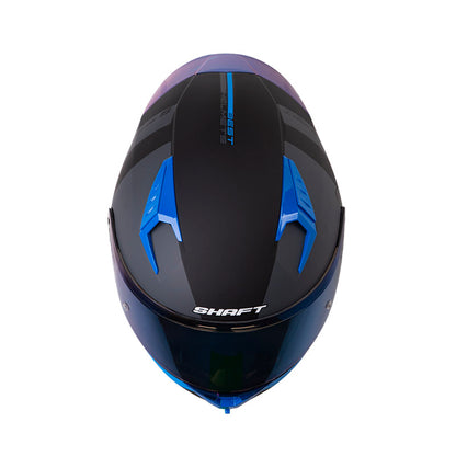 CASCO SHAFT SH-526SP EVO NARKAN MATE NEGRO AZUL IRIDIUM