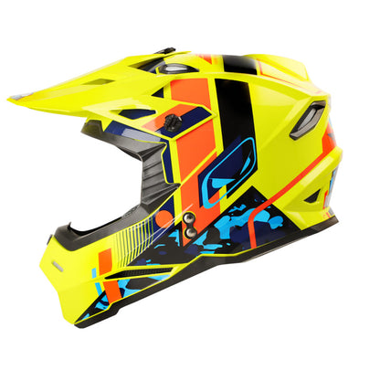 CASCO HRO HRO-MX03 ARM AMARILLO NEON NARANJA NEON