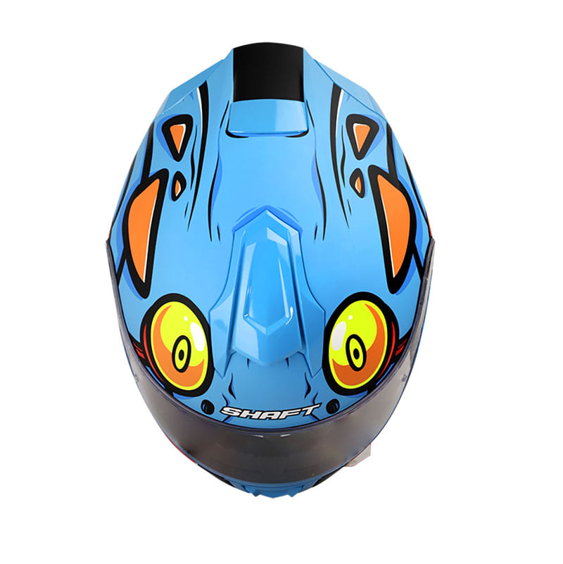 CASCO SHAFT SH-551 SGARY MATE NARANJA NEON AZUL