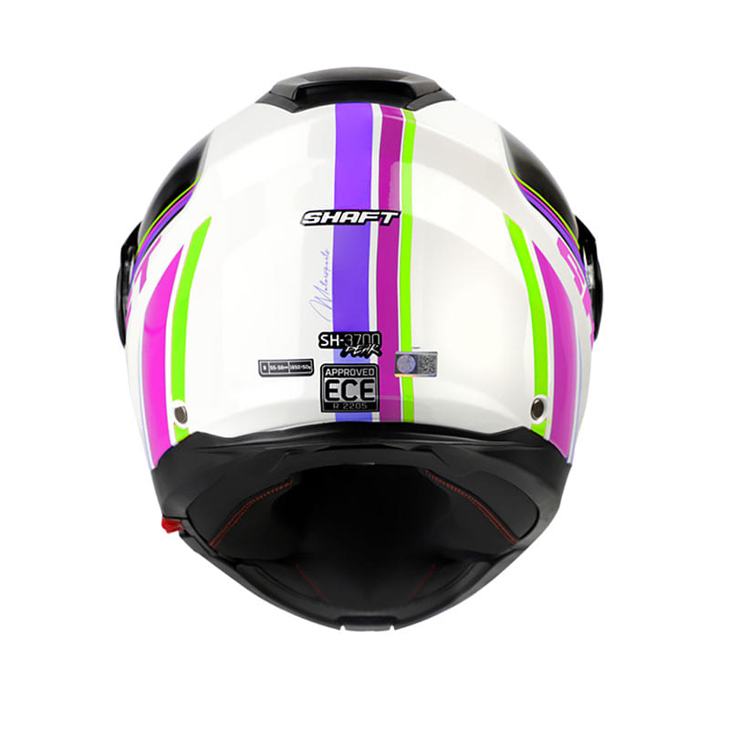 CASCO SHAFT SH-3700DV MOTORSPORTS BLANCO MORADO NEON