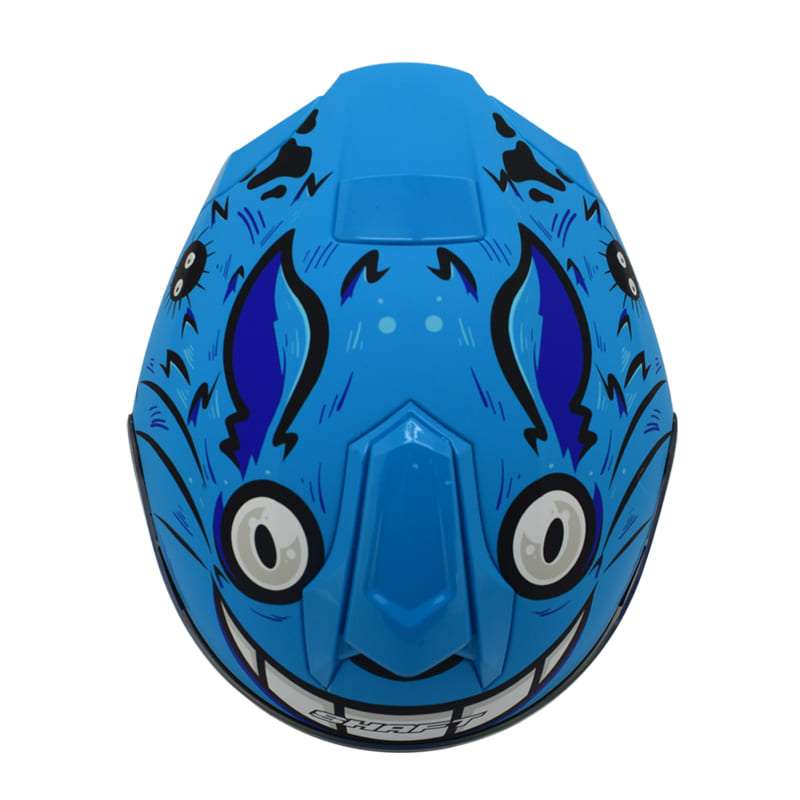CASCO SHAFT SH-551 SPIRITS MATE AZUL AMARILLO NEON