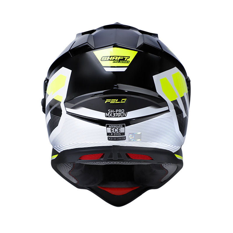 CASCO SHAFT SH-MX370DV PRO FELO NEGRO AMARILLO NEON
