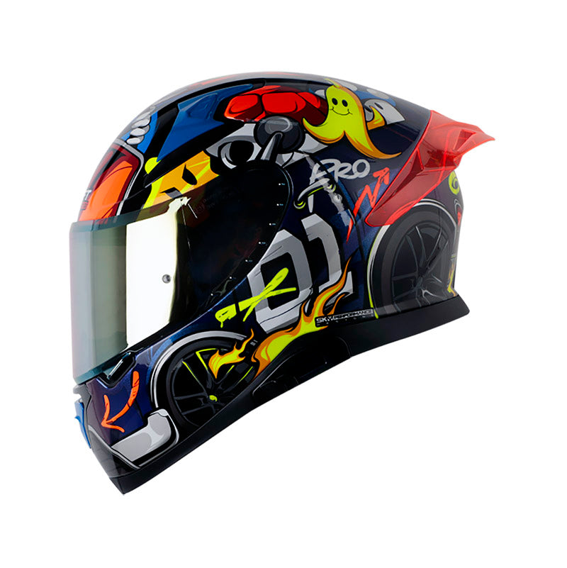 CASCO SHAFT SH-612DV PRO CRAZY CAR CAMALEON NARANJA NEON