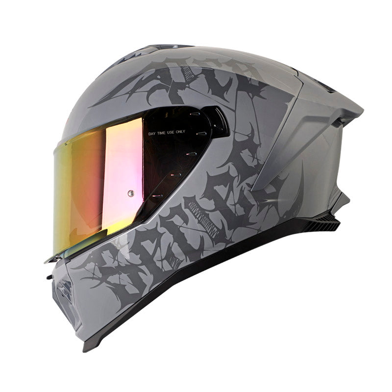 CASCO SHAFT SH-611RS PRO DARK LAB GRIS OSCURO GRIS IRIDIUM – American Motos