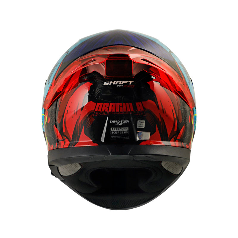 CASCO SHAFT SH-612DV PRO DRACULA NEGRO ROJO IRIDIUM