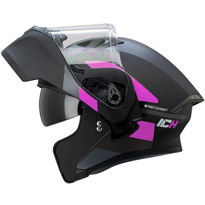 CASCO ICH ICH-3120DV TREPID MATE NEGRO FUCSIA NEON