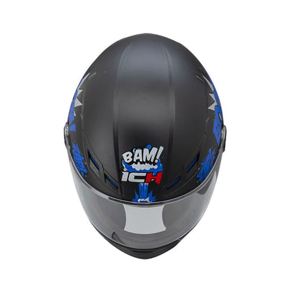 CASCO ICH ICH-501SP BOOM MATE NEGRO AZUL
