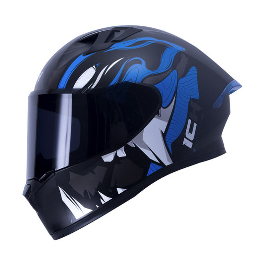 CASCO ICH ICH-503SP POOL MATE NEGRO AZUL HUMO