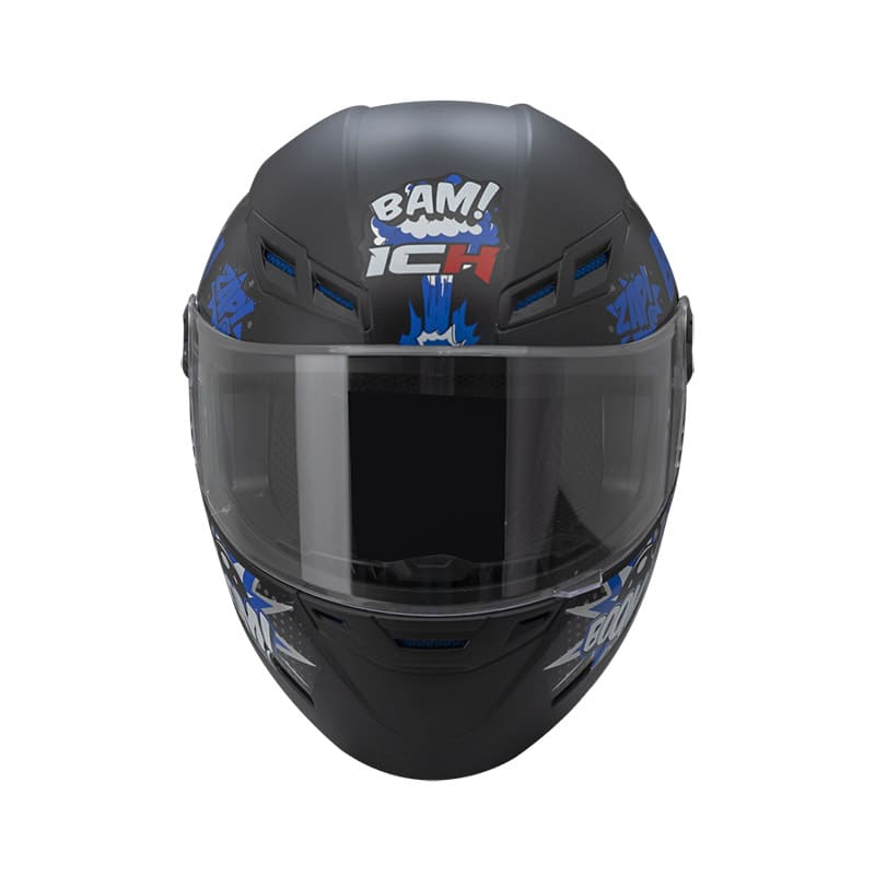 CASCO ICH ICH-501SP BOOM MATE NEGRO AZUL