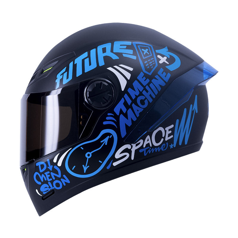CASCO ICH ICH-501SP TIME TRAVEL MATE NEGRO AZUL HUMO