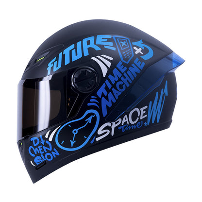 CASCO ICH ICH-501SP TIME TRAVEL MATE NEGRO AZUL HUMO
