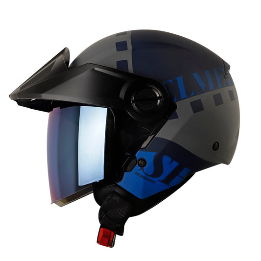 CASCO SHAFT SH-212 DITTO MATE AZUL OSCURO GRIS IRIDIUM