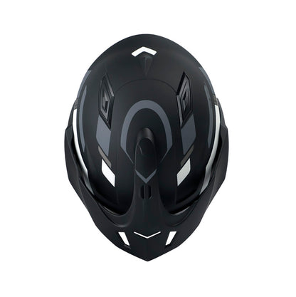 CASCO SHAFT SH-227 TRIAL VIC.DUAL MATE NEGRO GRIS VISOR HUMO