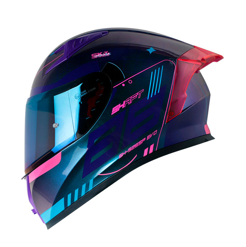 CASCO SHAFT SH-526SP COZKU CAMALEON FUCSIA VISOR IRIDIUM