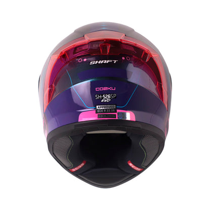 CASCO SHAFT SH-526SP COZKU CAMALEON FUCSIA VISOR IRIDIUM