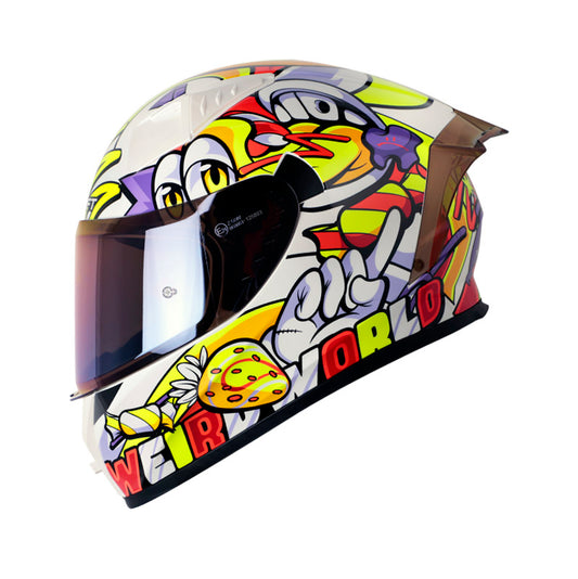 CASCO SHAFT SH-526SP EVO WEIRD BLANCO PERLA IRIDIUM