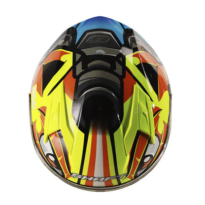 CASCO SHAFT SH-522 BLASS AMARILLO NEON AZUL