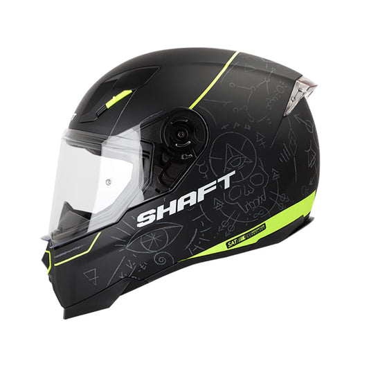 CASCO SHAFT SH-562 WITCHCRAFT MATE NEGRO AMARILLO NEON