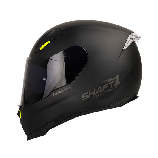 CASCO SHAFT SH-562 SOLID MATE NEGRO NEGRO VISOR HUMO