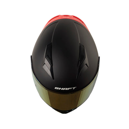 CASCO SHAFT SH-582SP EVO SOLID MATE NEGRO ROJO IRIDIUM