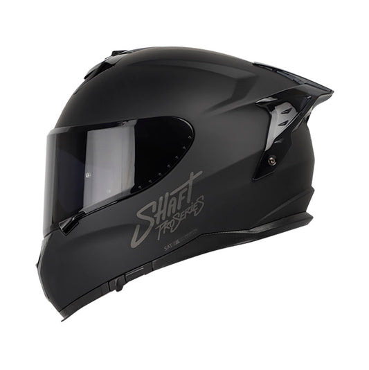 CASCO SHAFT SH-610DV PRO SOLID MATE NEGRO NEGRO VISOR HUMO