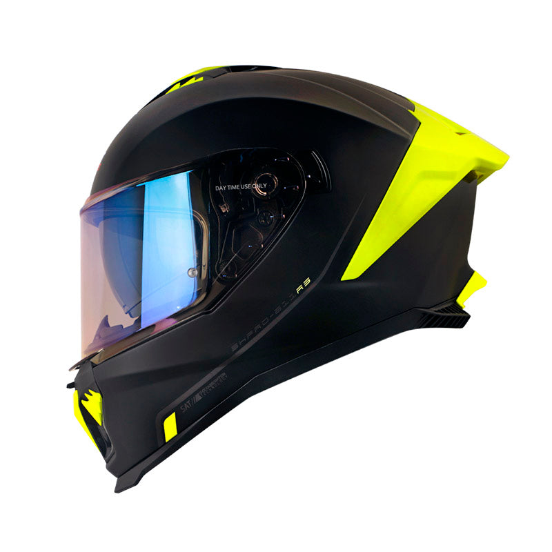 CASCO SHAFT SH-611RS PRO XOLID MATE NEGRO AMARILLO NEON