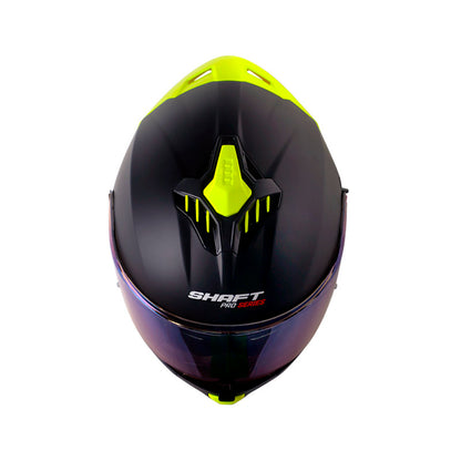 CASCO SHAFT SH-611RS PRO XOLID MATE NEGRO AMARILLO NEON