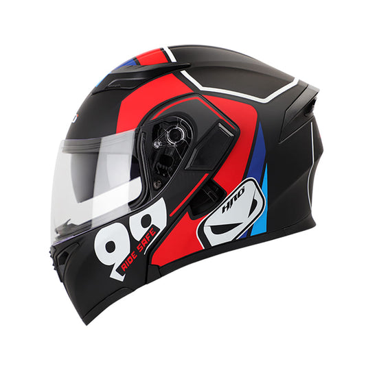 CASCO HRO HRO-3400DV CLASSIC MATE NEGRO ROJO