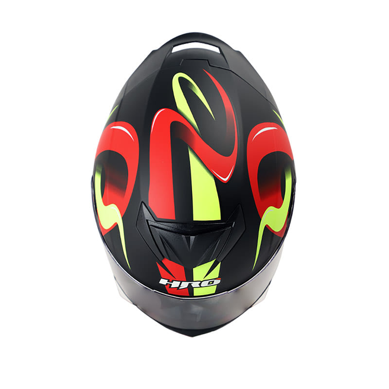 CASCO HRO HRO 511 FLOWING MATE NEGRO ROJO American Motos S.A.S