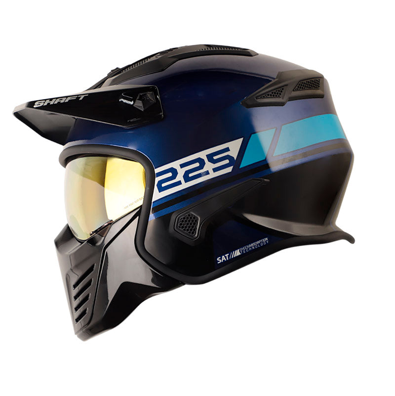 CASCO SHAFT SH-225 PILOT PRIME AZUL OSCURO AZUL IRIDIUM – American ...