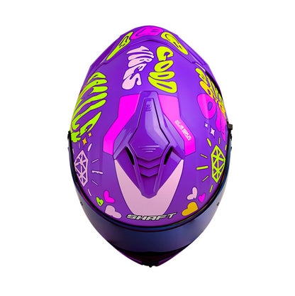 CASCO SHAFT SH-598GTR LOVELY MORADO AMARILLO NEON IRIDIUM