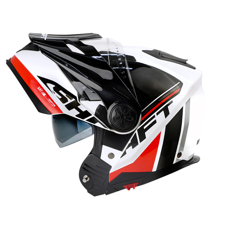CASCO SHAFT SH-3700DV MOTORSPORTS BLANCO ROJO