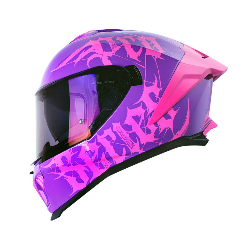 CASCO SHAFT SH-611RS PRO DARK LAB MORADO FUCSIA IRIDIUM – American Motos