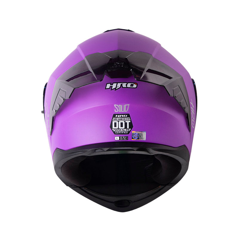 CASCO HRO HRO-3480DV EVO SOLID MATE MORADO PLATA IRIDIUM