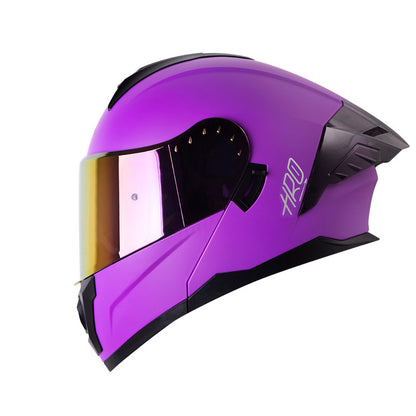 CASCO HRO HRO-3480DV EVO SOLID MATE MORADO PLATA IRIDIUM