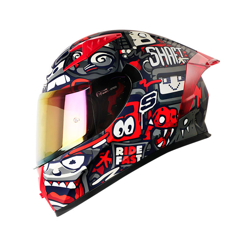 CASCO SHAFT SH-526SP RISE UP MATE GRIS OSCURO GIRS IRIDIUM