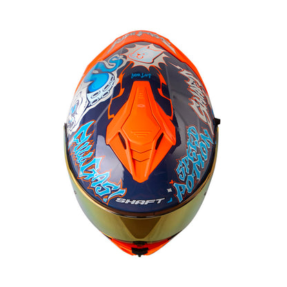 CASCO SHAFT SH-598GTR ABRACADABRA AZUL OSCURO AZUL IRIDIUM