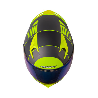 CASCO SHAFT SH-526SP EVO STRAFTER MATE GRIS OSCURO AMARILLO