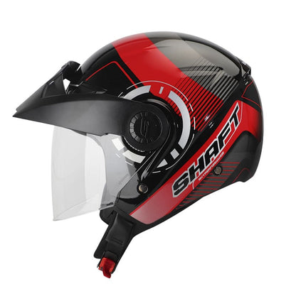 CASCO SHAFT SH-211 ZORAK NEGRO ROJO