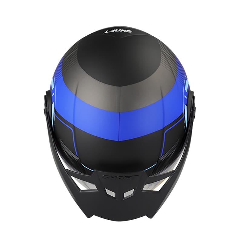 CASCO SHAFT SH-211 ZORAK MATE NEGRO AZUL