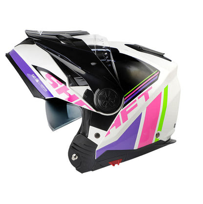 CASCO SHAFT SH-3700DV MOTORSPORTS BLANCO MORADO NEON