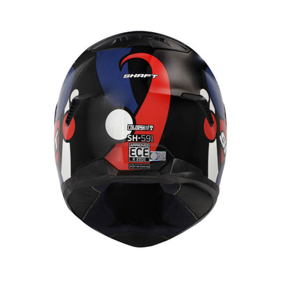 CASCO SHAFT SH-591 COLOR SHIFT NEGRO ROJO
