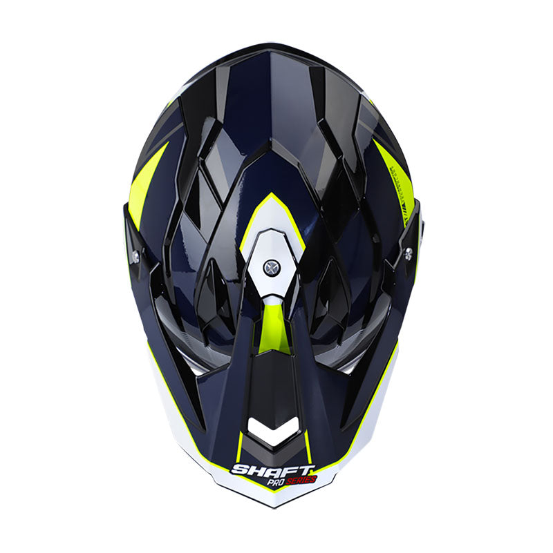 CASCO SHAFT SH-MX370DV PRO FELO NEGRO AMARILLO NEON